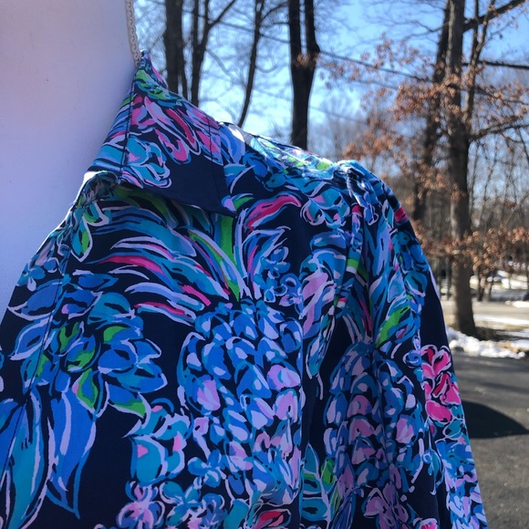 Lilly Pulitzer Long Sleeve Botton Dress - Picture 4 of 6